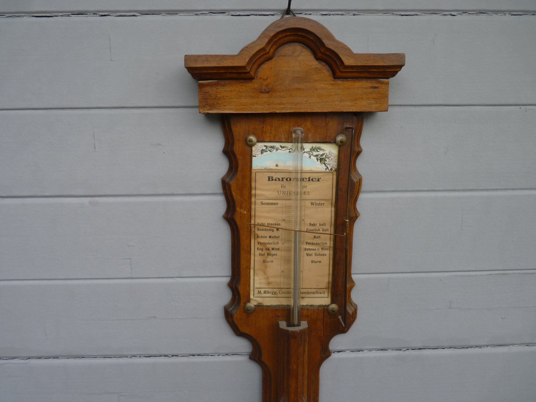 Altri elettrodomestici e apparecchi d’epoca: Antiker Langer Barometer 18x101cm – Usato da Küsnacht ZH venduto da zoliboli01 1