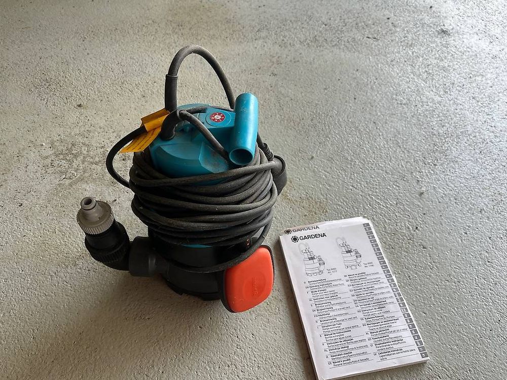 650W Tauchpumpe, 15000L/h, PP-GF20 Schmutzwasserpumpe für