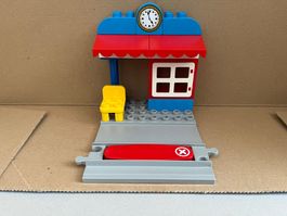 Lego Duplo Bahnhof Schiene Codestein zur Eisenbahn