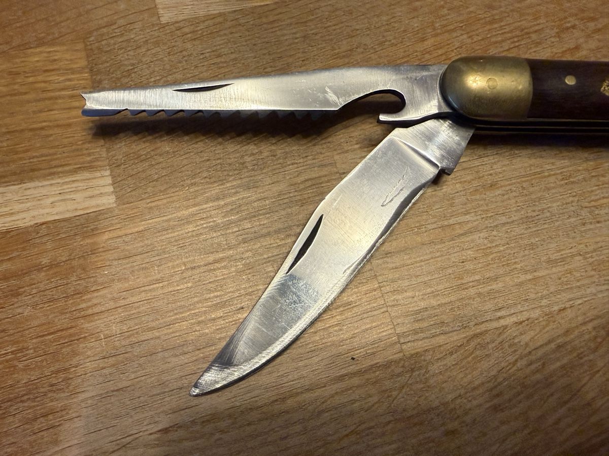 Coltelli tascabile: Altes grosses Taschenmesser Fischmesser – Usato da Goldach venduto da Messerguru 4