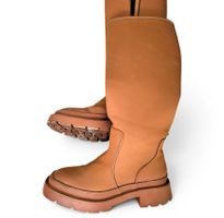 Damenstiefel, Gr. 39, Kunststoff