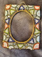 Dekorativer Miniatur Micromosaik Photorahmen, Italien