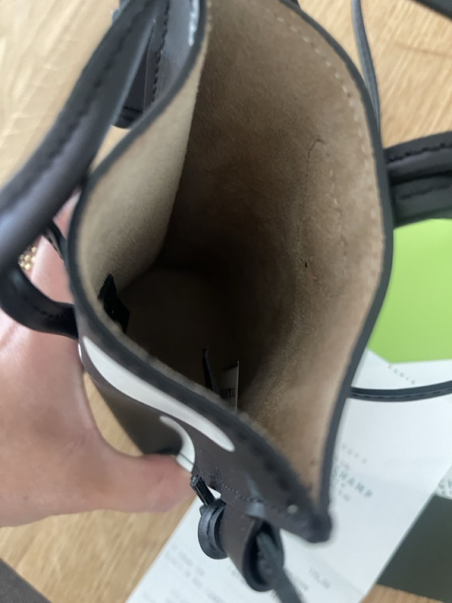 Longchamp Borse da donna: Longchamp Handyasche schwarz mit Punkten, Leder – Nuovo (secondo la descrizione) da Meilen venduto da ana9 1