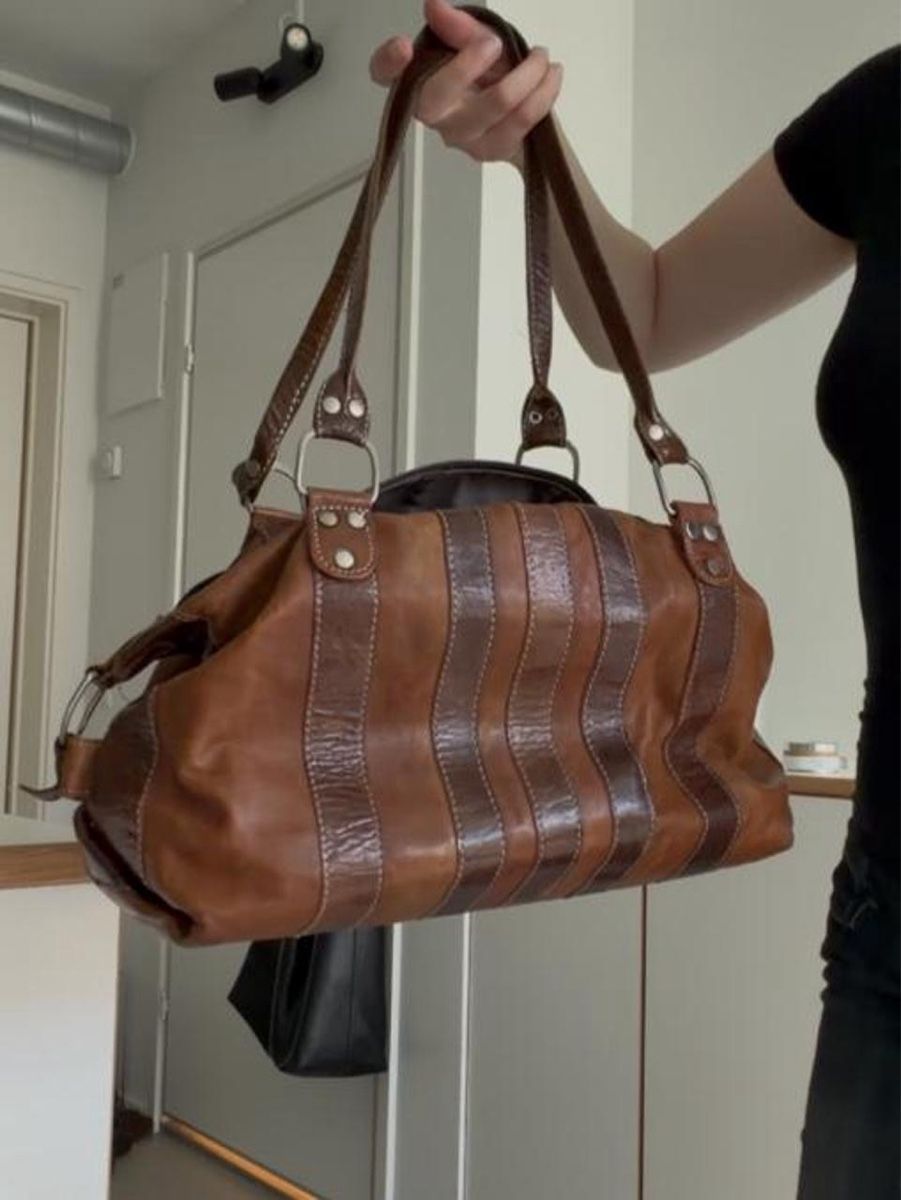 Borse da donna: Tasche Leder braun Damen Handtasche  – Usato da Basel venduto da Lara0104 5