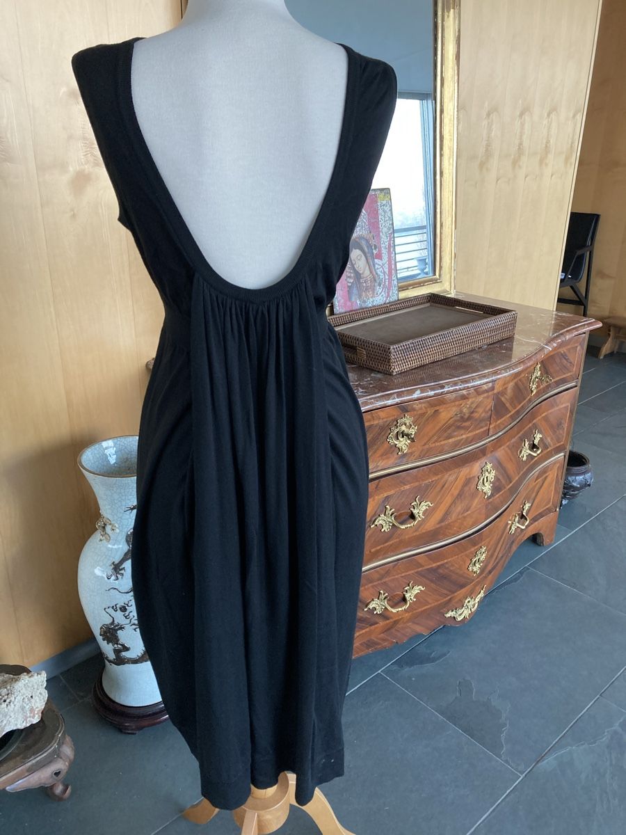 Alexander Mcqueen Vestiti: Alexander McQueen Cocktail Kleid, schwarz, Strickware, Gr. S – Usato da Zürich venduto da elegantissima 5