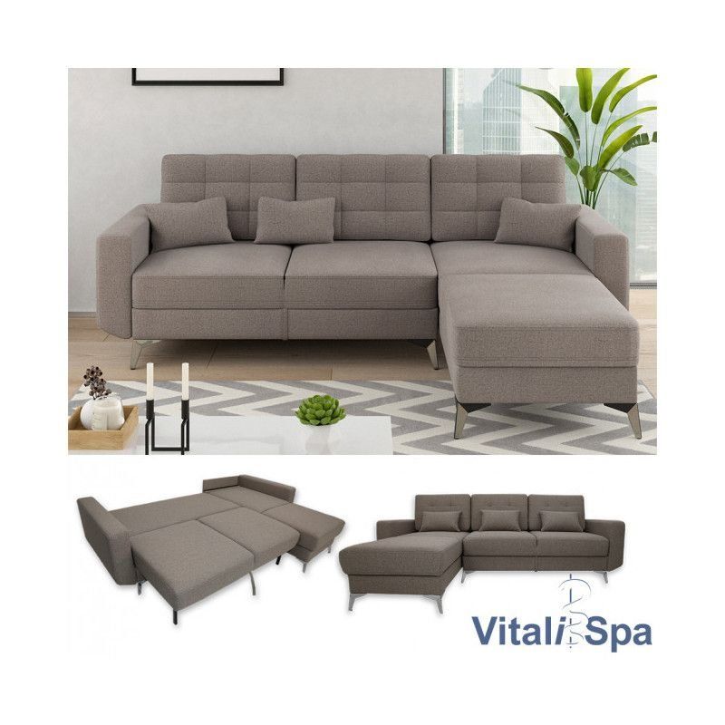 Divani: Ecksofa Schlafsofa Boxspringsofa YORK - Braun - Sofa – Nuovo e nell'imballaggio originale da Wallenwil venduto da toesstal-vertrieb