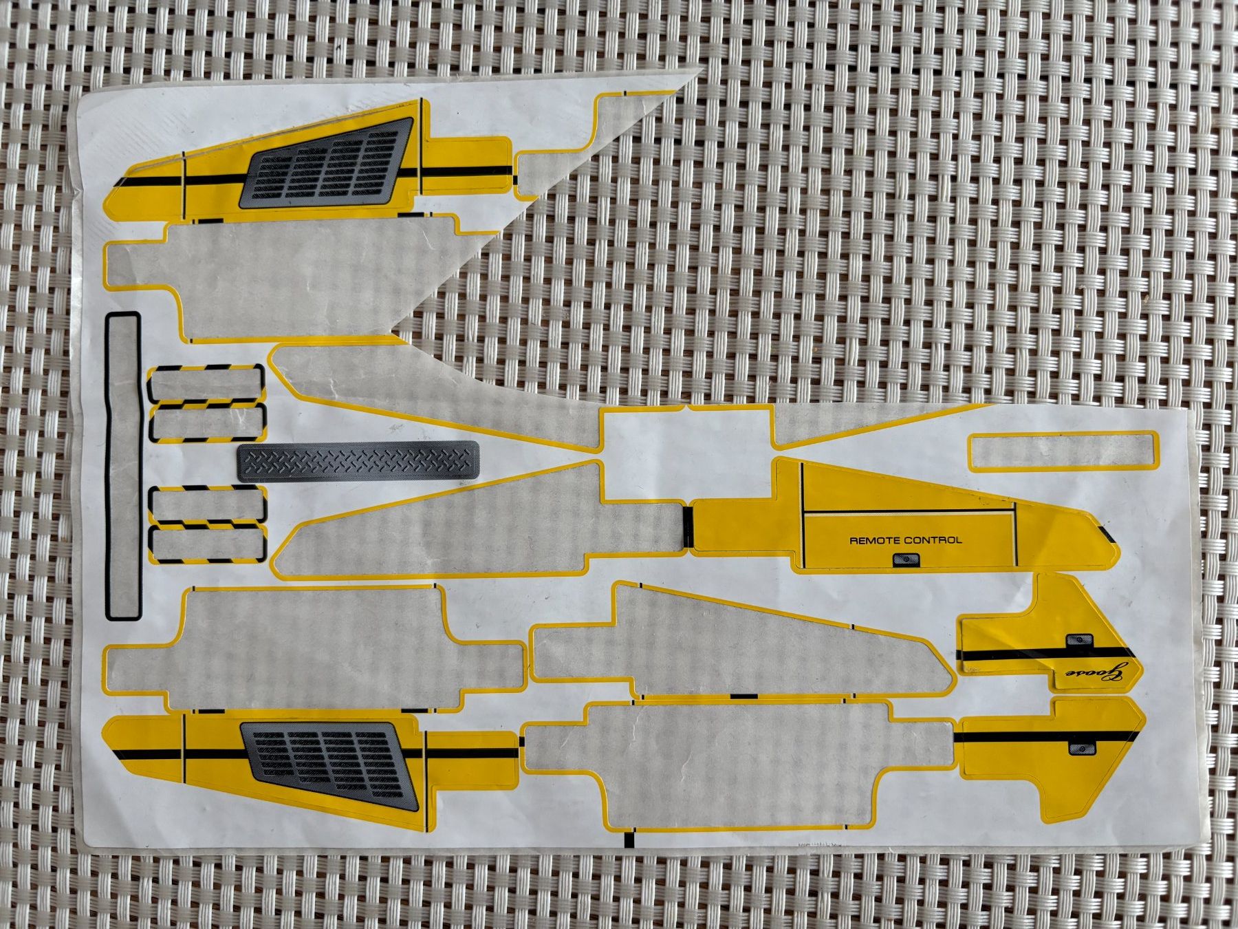 Lego Giocattoli: Lego Technic 8043 Sticker-Set, Raupenbagger, unvollständig – Usato da Buochs venduto da Techtelmechtel