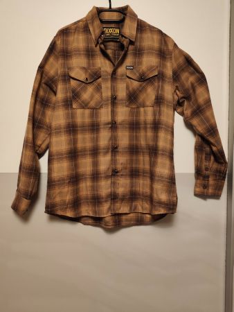 Dixxon Flannel Hemd braun kariert, Grösse L
