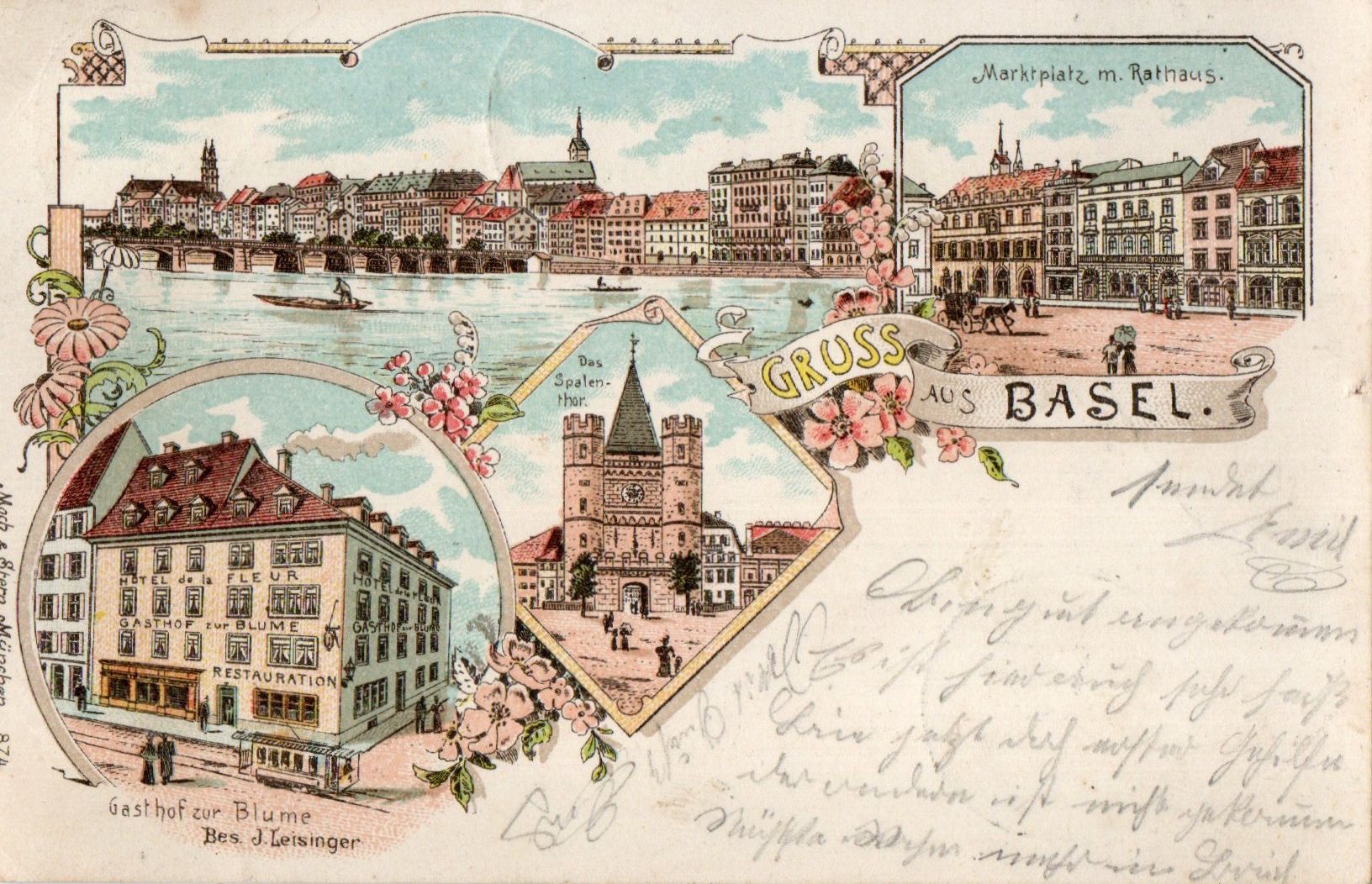 Cartoline postali: Gruss aus Basel – Usato da Melano venduto da pisonsdro