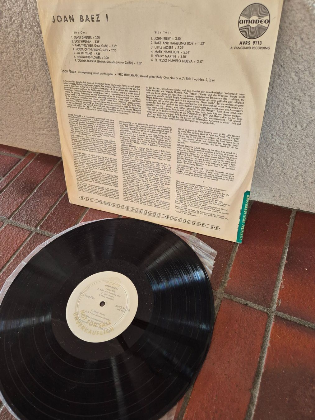 Dischi in vinile: JOAN BAEZ - 1 (1960) – Usato da Aldesago venduto da rug_9jtb 1