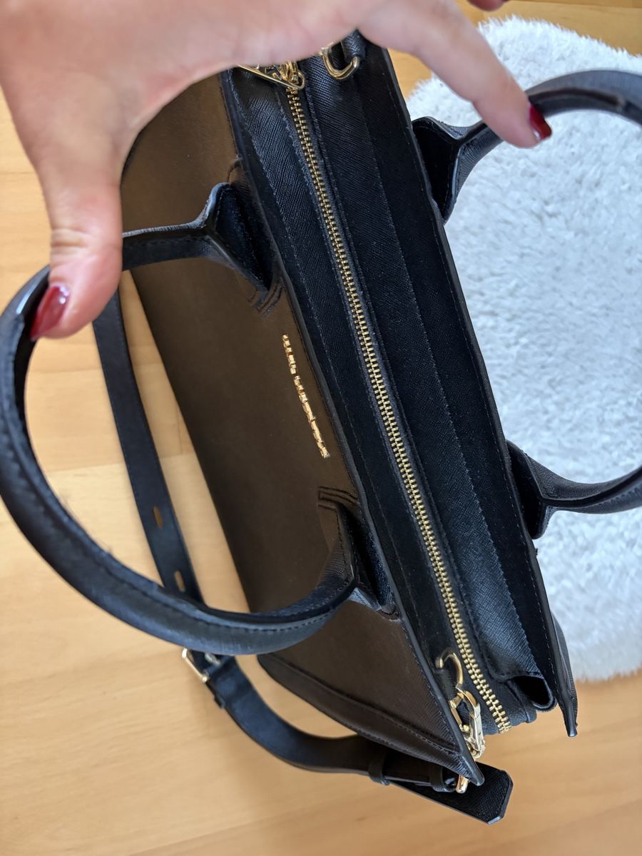 Karl Lagerfeld Borse da donna: Karl Lagerfeld Black Leather Tote Bag – Usato da Zürich venduto da Abu95 2