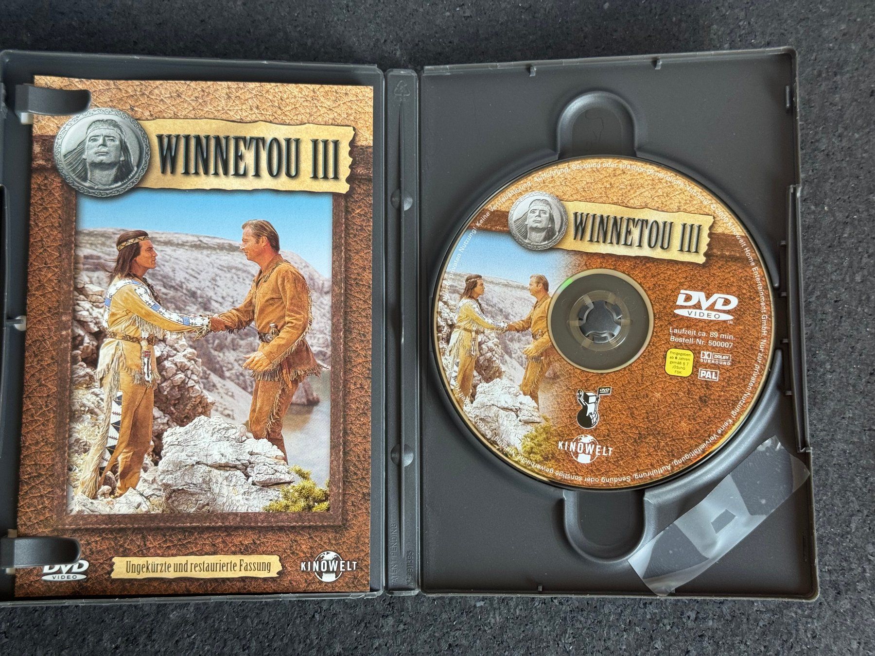 Tutti i DVDs: WINNETOU I + II + III DVD's DE – Usato da Fribourg venduto da tschjoly 9