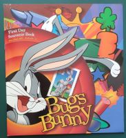 USA Souvenir Bock FDC 22.5.1997 Bugs Bunny ohne FDC/Marken!