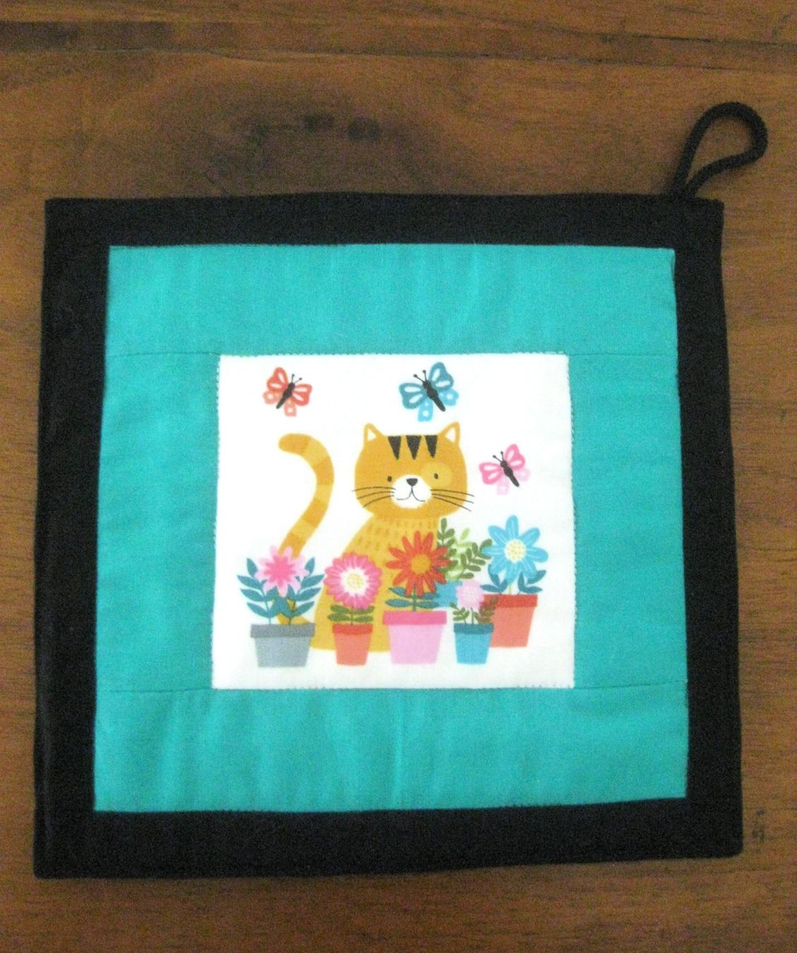 Biancheria da letto: Topflappen mit Katze, Handarbeit – Nuovo (secondo la descrizione) da Kriens venduto da Kraeutergarten