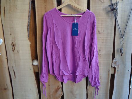 NEUE Tom Tailor Bluse lila Gr. 34 / XS  - 210981