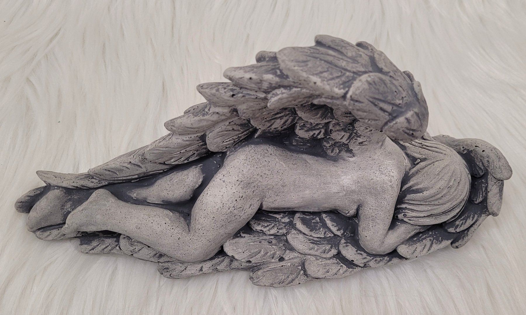 Statuette: Beton Engel  (handgemacht) – Nuovo e nell'imballaggio originale da Wohlen AG venduto da BetonPapierUpcycling 8