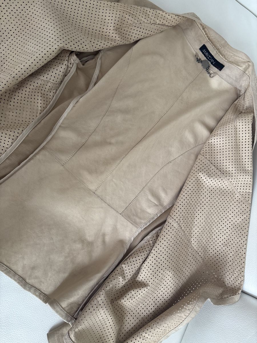 Marc Cain Giacche: Marc Cain Jacke,Beige, Top Zustand – Usato da langenthal venduto da rundholz7 8