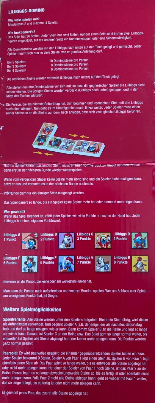 Spiele: Lilibiggs - Domino – Gebraucht aus Buchs AG von Roger-iO 1
