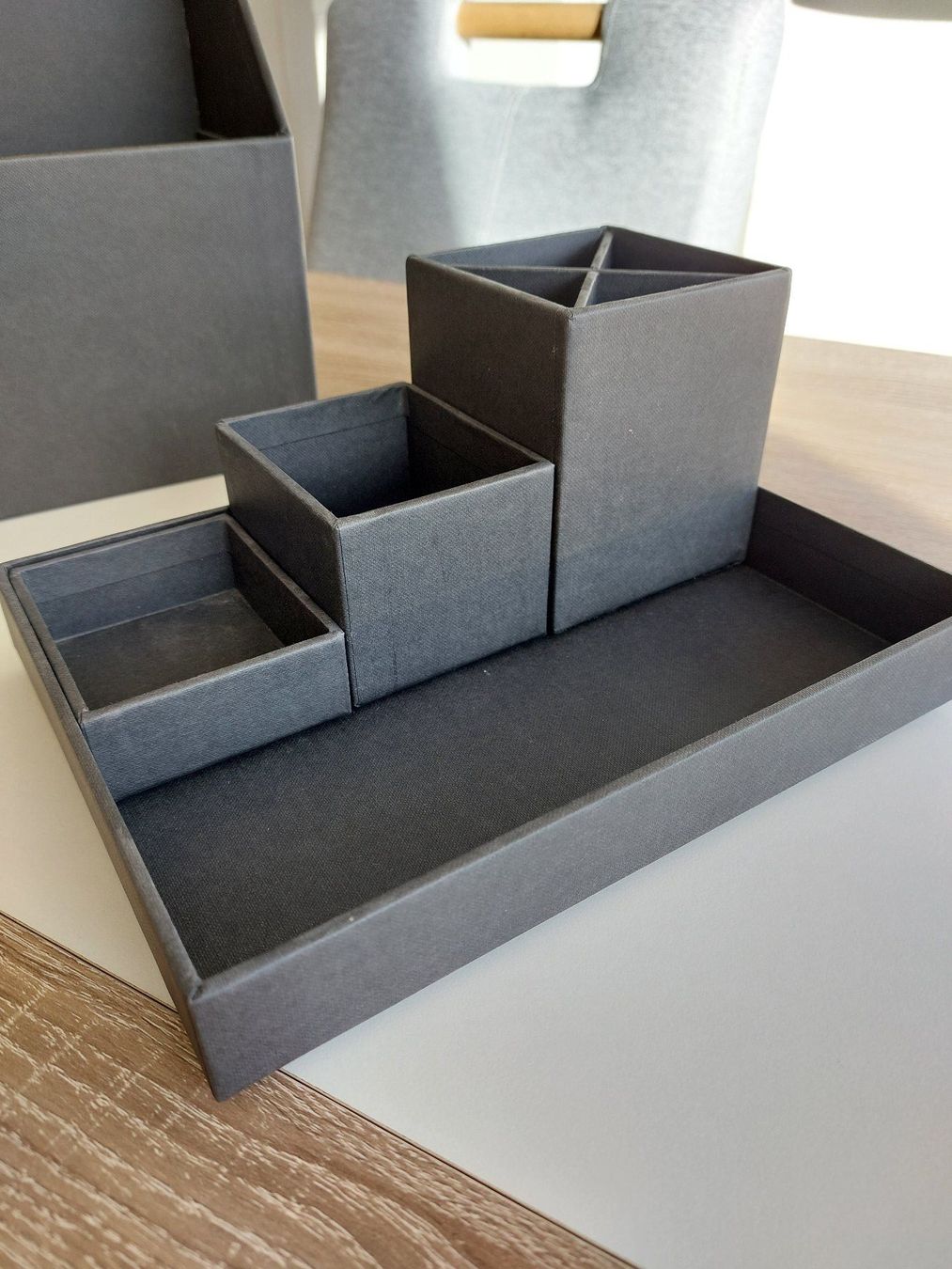 Contenitori & Simili: Schreibtisch Organizer anthrazit – Usato da Niederdorf venduto da Schuerch_steff 1