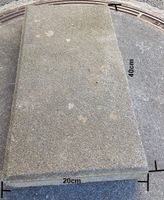 Terrassenplatten Beton grau