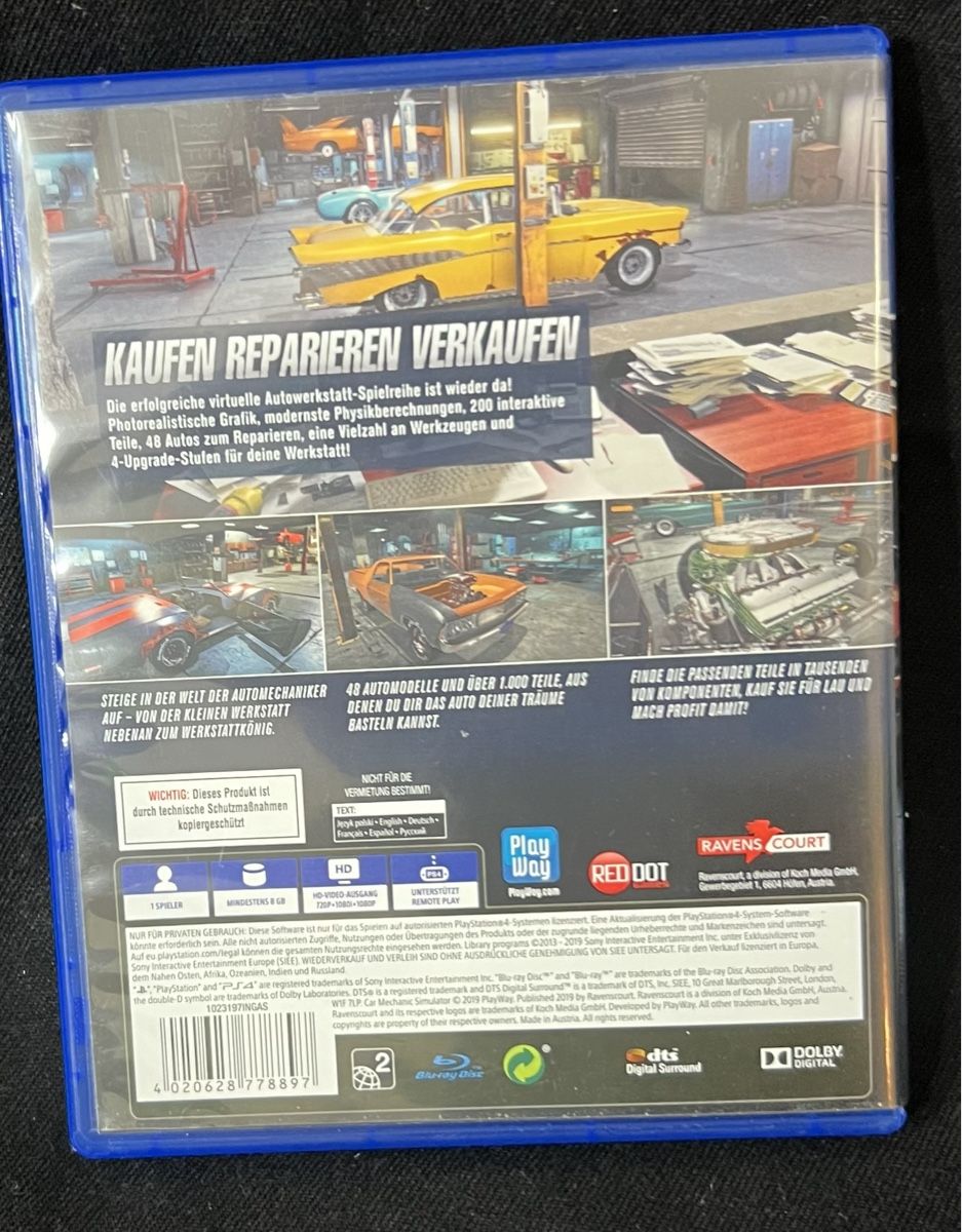 Sony Giochi: Autowekstatt Simulator Ps4 – Usato da Opfikon venduto da Luis144 2