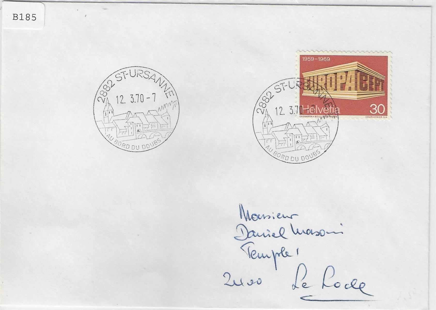 Timbri: Brief Werbestempel 2882 St-Ursanne – Nuovo e nell'imballaggio originale da Ettingen venduto da Kartenplanet
