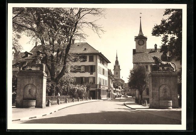 Cartoline postali: AK Zofingen, unterer Stadteingang – Usato da Berlin venduto da bartko-reher