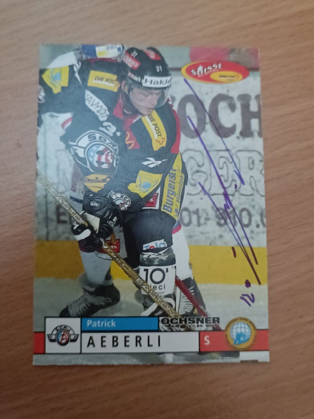 Autogramme: Patrick Aeberli- handsigniert – Gebraucht aus Menziken von Artographs