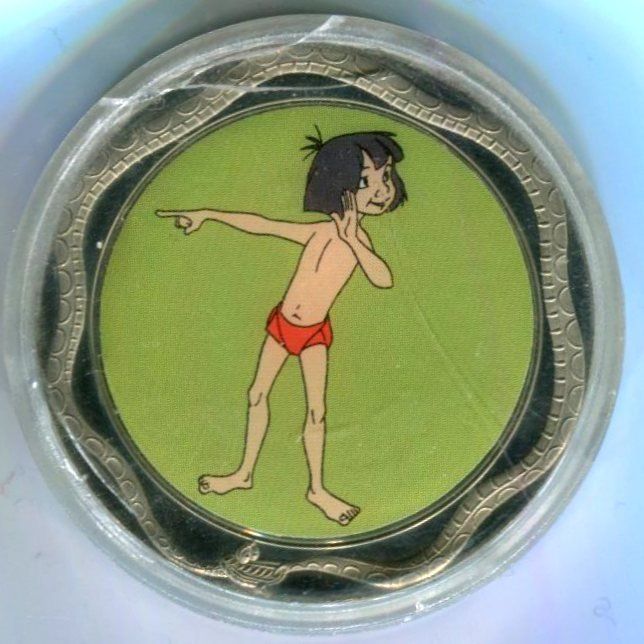 Medaglie: Farbmedaille "Das Dschungelbuch. Mogli". – Nuovo e nell'imballaggio originale da Basel venduto da Butsch5