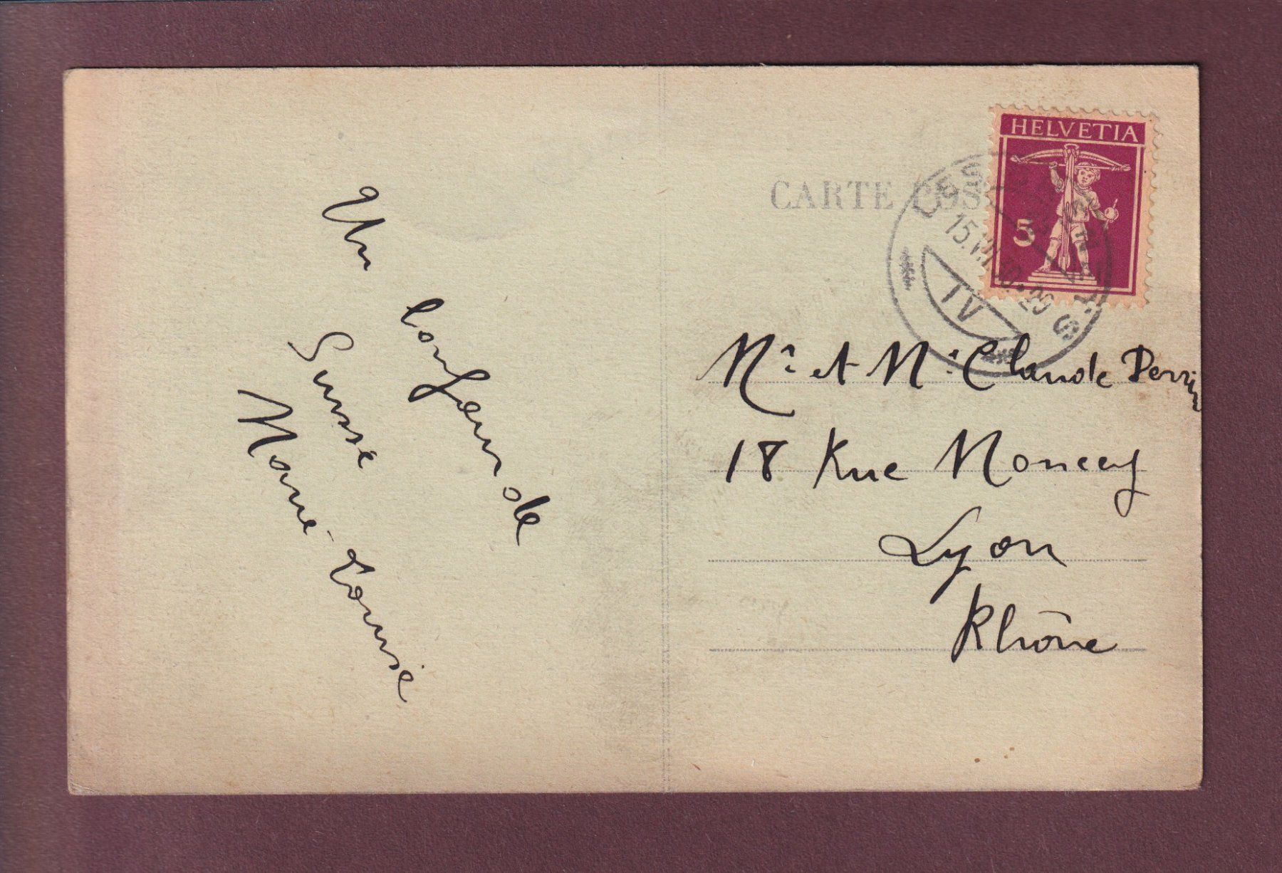 Cartoline postali: LES PARGOTS et LES BRENETS - 1930 – Usato da Pully venduto da nicecards 1