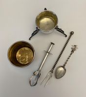 Konvolut  silber / versilbert, 5 Teile