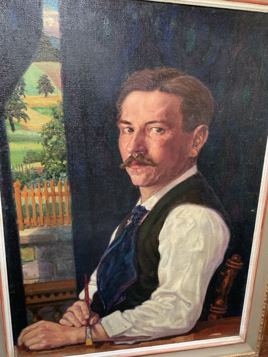Dipinti: Sehr Interessantes Portrait – Usato da Wolfhalden venduto da SecondAntique 1
