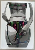 Death: Sexy Vuitton Girl, POP ART signiert 37/100