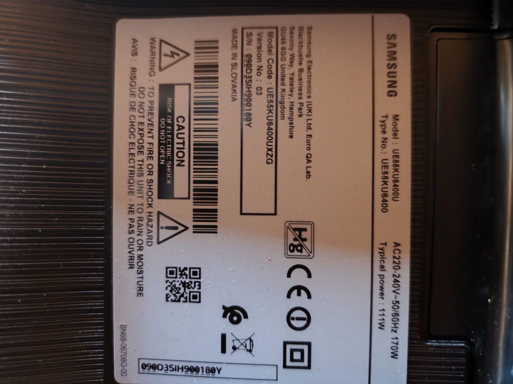 Samsung Appareils TV: Samsung LCD4K TV 55" – D'occasion à Kernenried par moguai82 2
