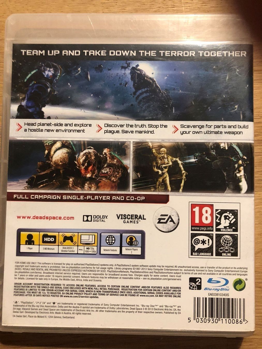 Sony Giochi: Dead Space 3 für Ps3 – Usato da Kestenholz venduto da Inna09 1