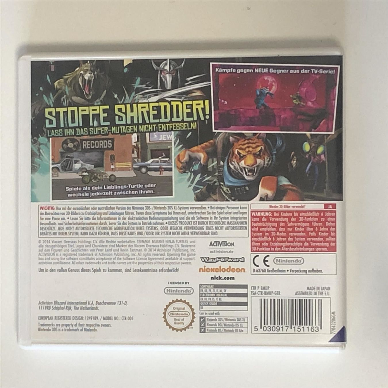 Spiele: Teenage Mutant Ninja Turtles 3DS – Gebraucht aus Mollis von GamingCorner 2