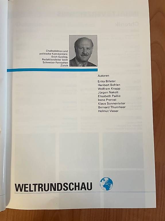 Bücher: Jahresrückblick Weltrundschau – Gebraucht aus Kölliken von hna_8dbr 2