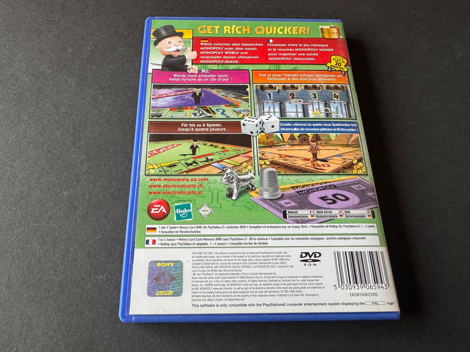 Sony Giochi: MONOPOLY SPIEL FÜR PS2 – Usato da Hägendorf venduto da bri_v995 2