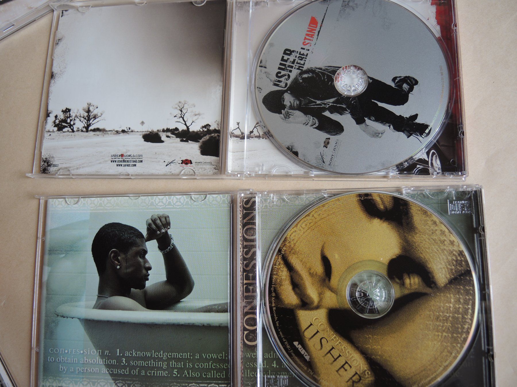 CD: 2 CD USHER here I stand und Confessions – Usato da Rorschach venduto da maeck8 3