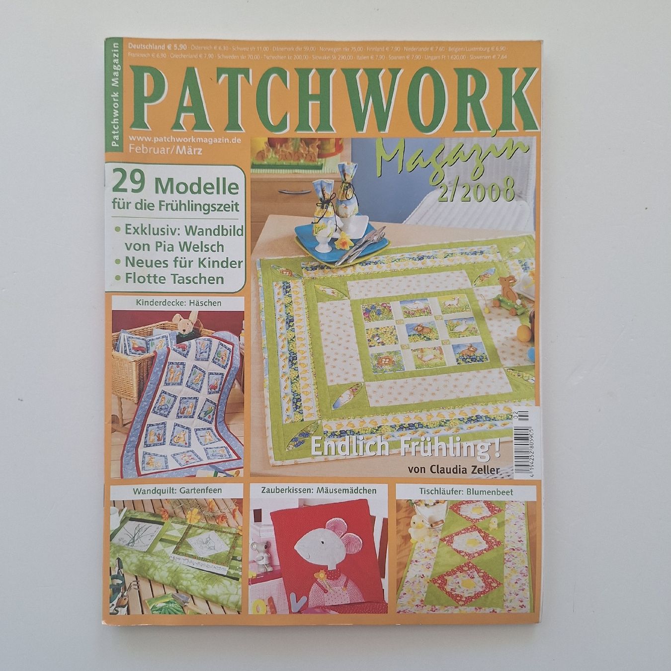 Revues & Magazines: Patchwork Magazin 2 / 2008 – D'occasion à Basel par Kunterbunt12