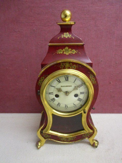 Bucherer Stand- & Wanduhren: BUCHERER Pendule Holzgehäuse Sockel - H = 50 cm – Gebraucht aus Luzern von Horoskop1 1