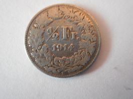 50 Rp. 1914 silber