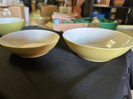 Schalen Set gelb Porzellan Austria Zustand gut