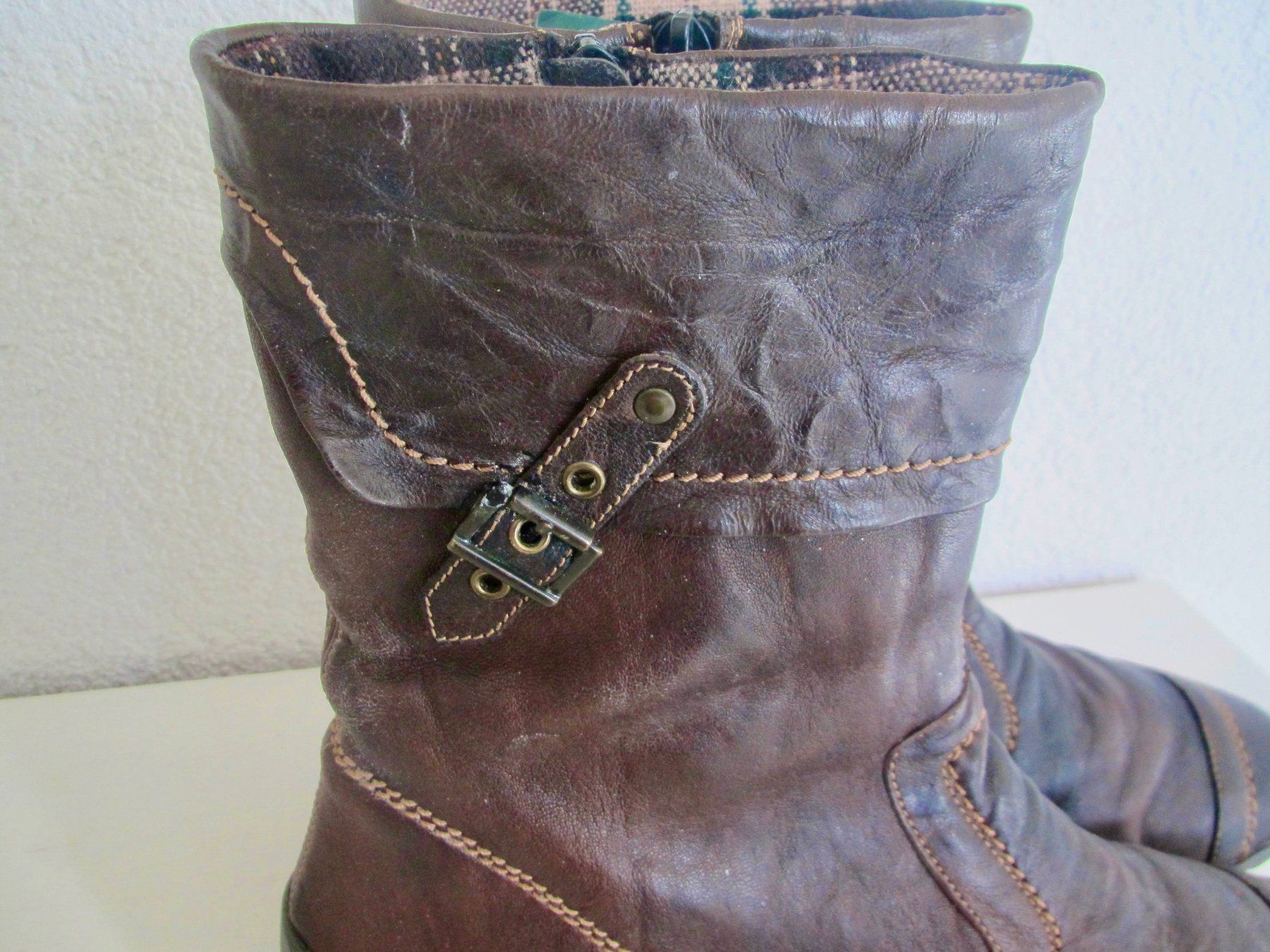 Chaussures femmes: BOTTINES REMONTE CUIR MARRON 41 – D'occasion à Murten par Selliot 1