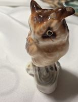 Eule Figur Porzellan siehe Foto