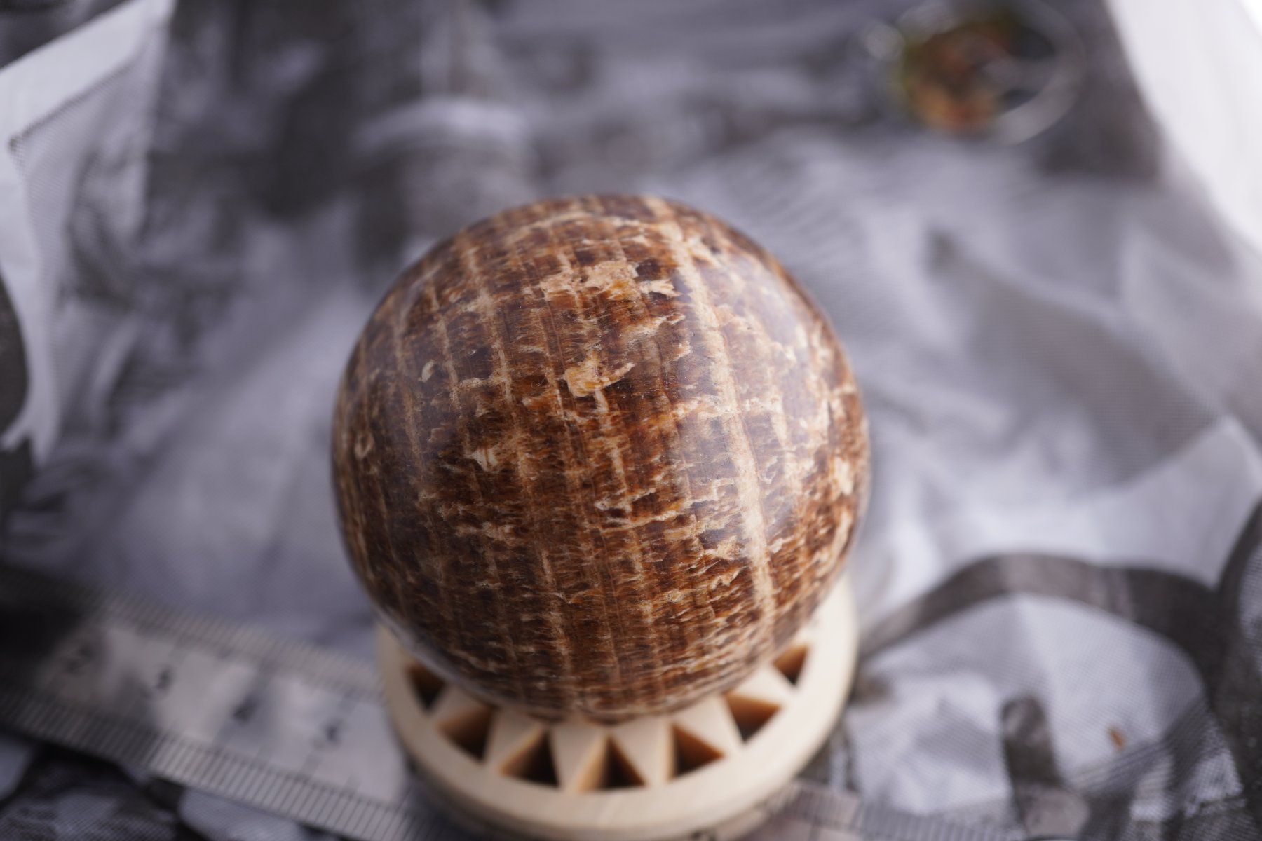Minerali & Pietre curative: Aragonit      Kugel  Rausverkauf  5cm – Nuovo e nell'imballaggio originale da Eschenbach SG venduto da topstone 1