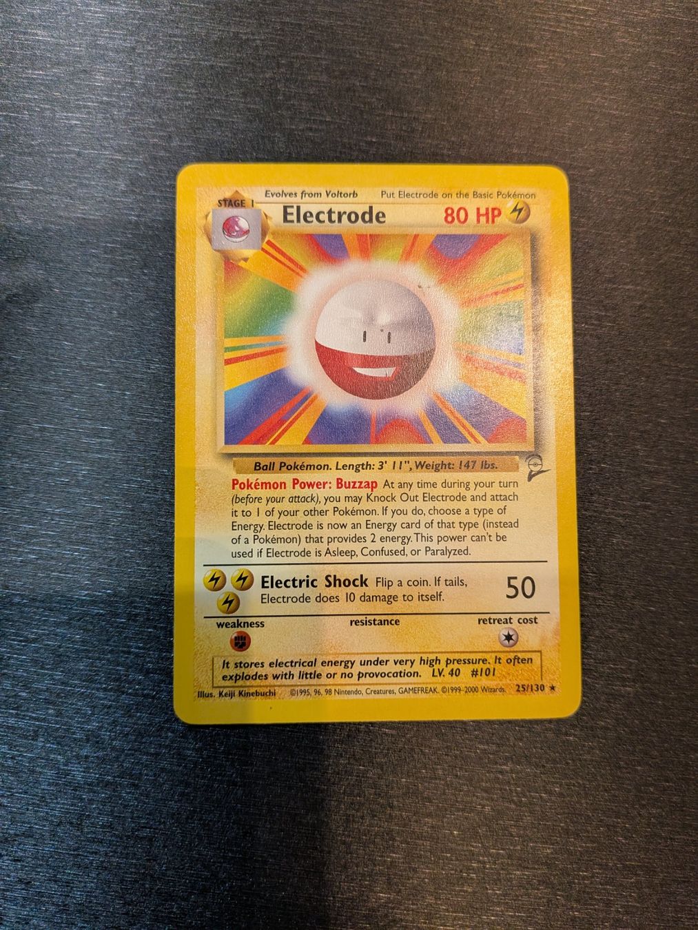 Pokémon Carte collezionabili: 2000 Base Set 2 Electrode rare 25/130 Ab 1 – Usato da Paradiso venduto da Pkmn10