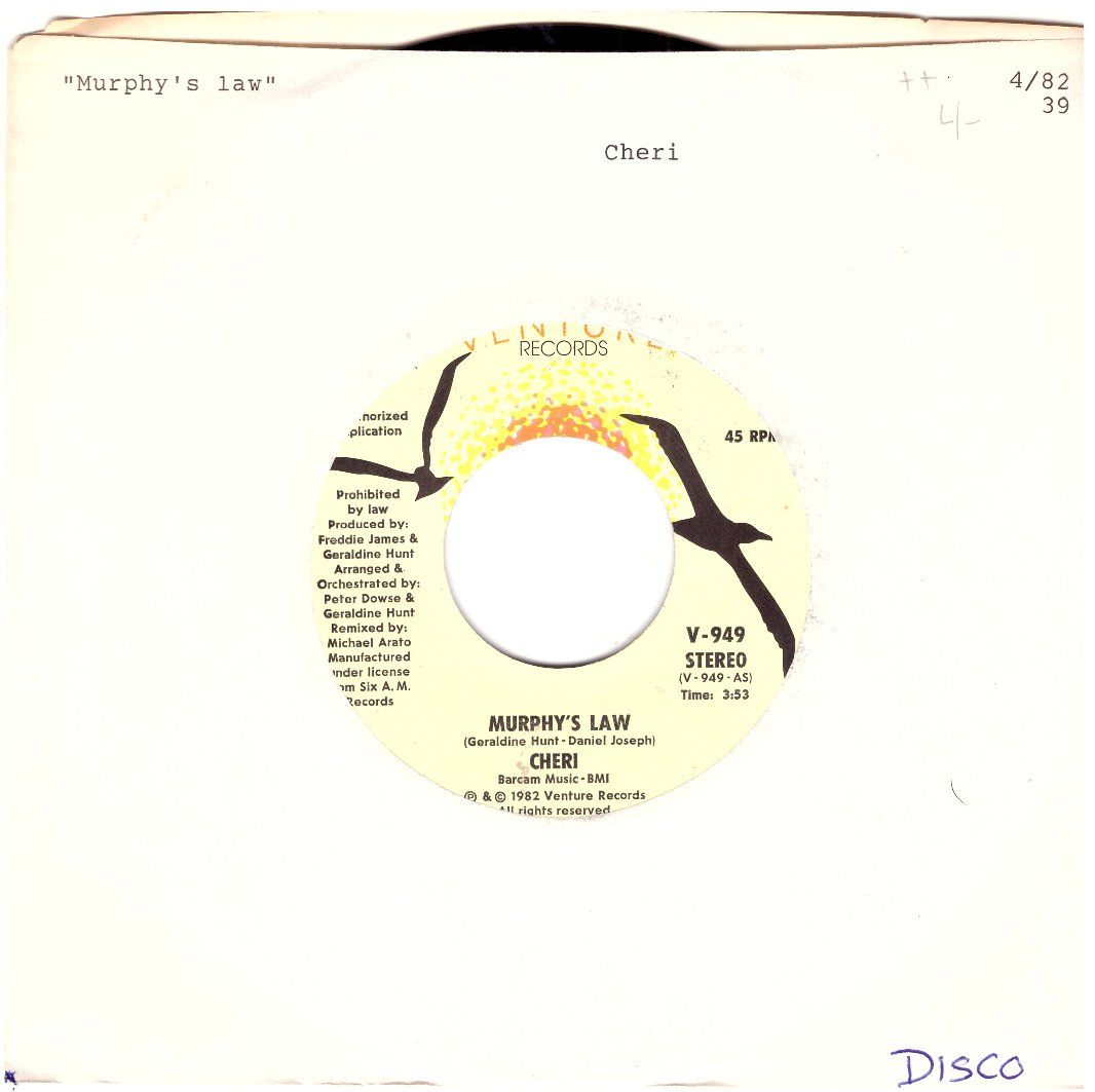 Dischi in vinile: CHERI – Usato da Bassersdorf venduto da house-of-vinyl