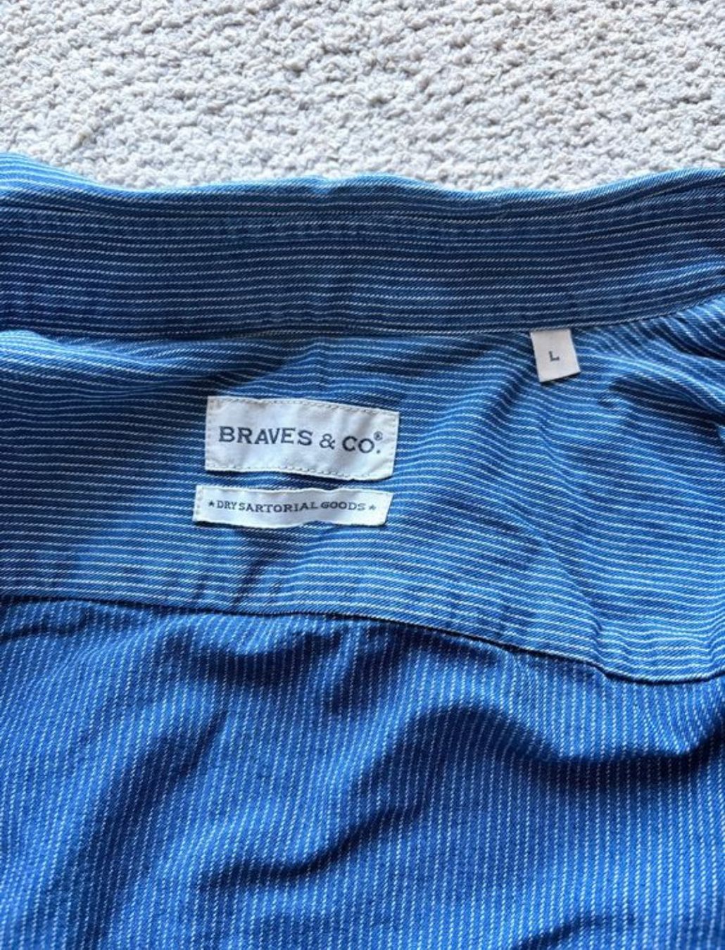 Chemises: Braves & Co. Herrenhemd, Blau gestreift. – D'occasion à Muri b. Bern par SauceBernoise 2