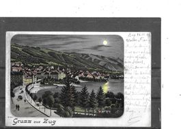 ZG Gruss aus Zug 1902 (Mondschein-Litho)